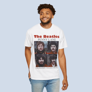 Nome do produto Camiseta Penny Lane Strawberry Fields Forever Unissex