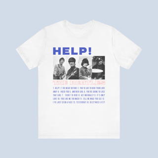 Camiseta Help The Beatles Tracks Unissex