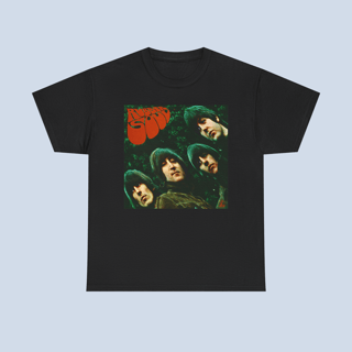 Camiseta Rubber Soul Capa Unissex