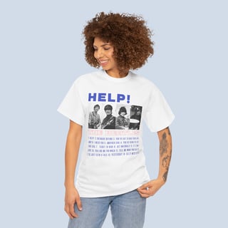 Nome do produto Camiseta Help The Beatles Tracks Unissex