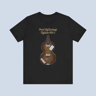 Camiseta Paul McCartney Hofner 500/1 Unissex