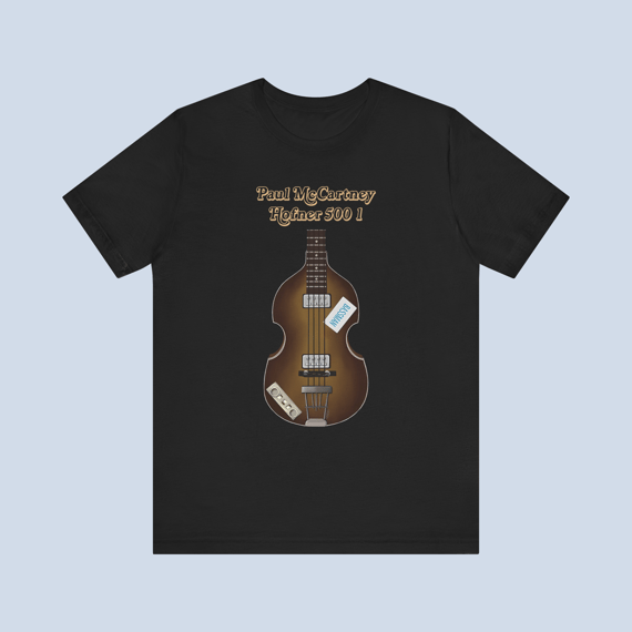 Camiseta Paul McCartney Hofner 500/1 Unissex