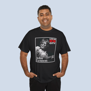 Nome do produto Camiseta John Lennon Live In New York City Unissex