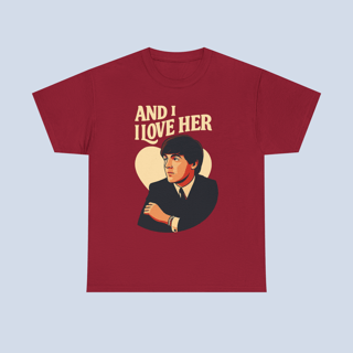 Nome do produto Camiseta And I Love Her Paul McCartney Unissex