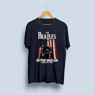 Nome do produto Camiseta British Invasion Unissex