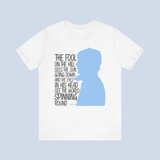 Camiseta The Fool On The Hill Letra Unissex