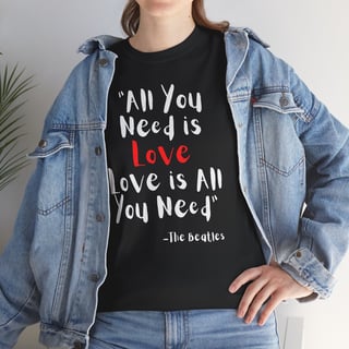 Nome do produto Camiseta All You Need Is Love Beatles Unissex