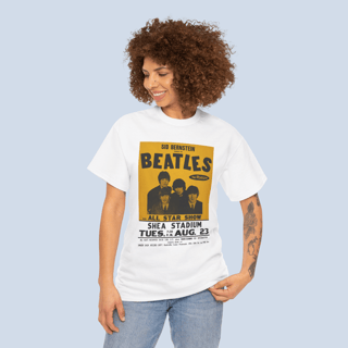Nome do produto Camiseta Shea Stadium Beatles Poster Unissex