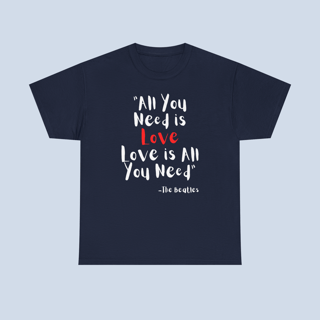 Nome do produto Camiseta All You Need Is Love Beatles Unissex