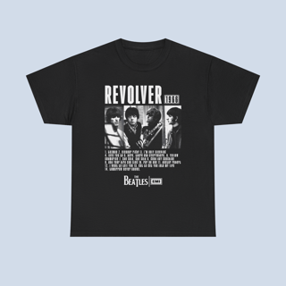 Camiseta Revolver In Studio The Beatles Unissex