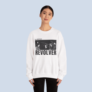 Nome do produto Moletom Revolver Design Branco Unissex