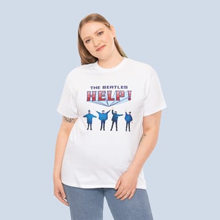 Nome do produto Camiseta Help Capa Album Unissex