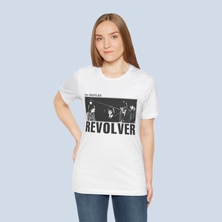 Nome do produto Camiseta Revolver Branca Unissex