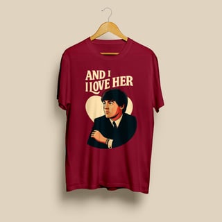 Nome do produto Camiseta And I Love Her Paul McCartney Unissex