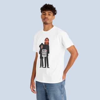 Nome do produto Camiseta John And Yoko Peace On Earth Unissex