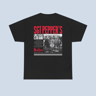 Camiseta Sgt Peppers Frente e Costas Unissex