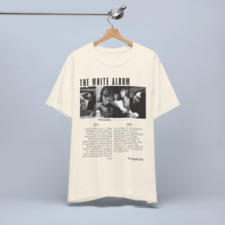 Nome do produto Camiseta Premium White Album Tracklist Off-White Unissex