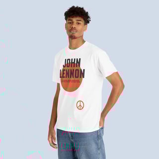 Nome do produto Camiseta John Lennon Peace Unissex