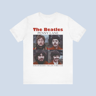Nome do produto Camiseta Penny Lane Strawberry Fields Forever Unissex