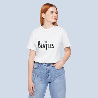 Nome do produto Camiseta The Beatles Branca Logo Unissex