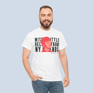 Nome do produto Camiseta With A Little Help From My Friends Unissex