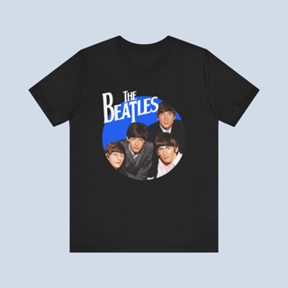 Nome do produto Camiseta The Beatles Circulo Azul Unissex