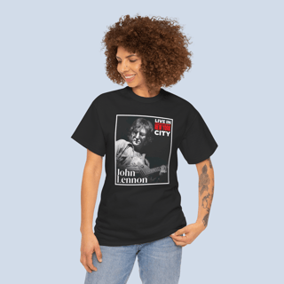 Nome do produto Camiseta John Lennon Live In New York City Unissex