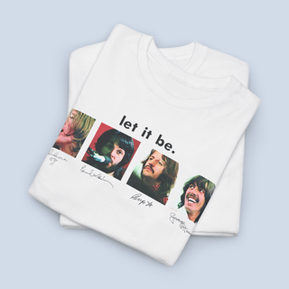 Nome do produto Camiseta Let It Be Signatures Unissex