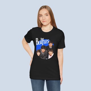 Nome do produto Camiseta The Beatles Circulo Azul Unissex