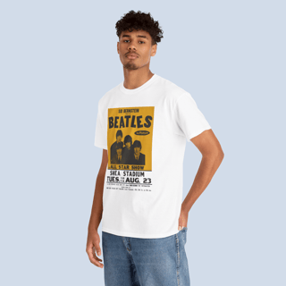 Nome do produto Camiseta Shea Stadium Beatles Poster Unissex