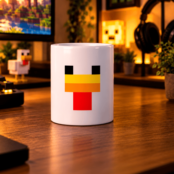 Caneca Galinha Minecraft