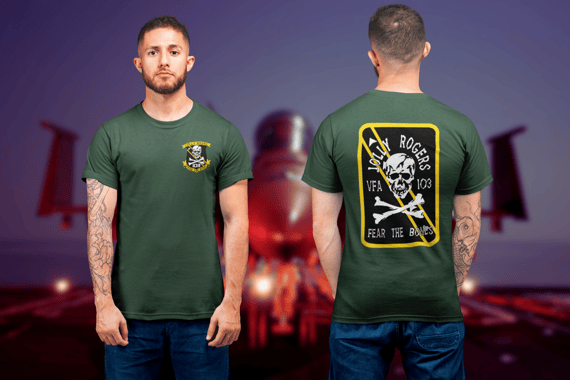 Camiseta Esquadrão Jolly Rogers | Aviação Militar USA