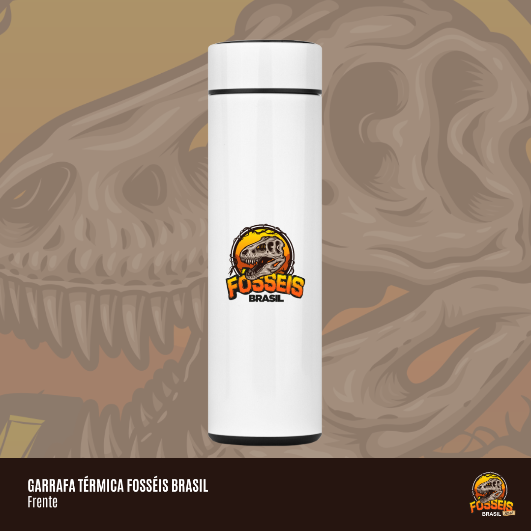 Nome do produto: Garrafa Térmica - Fósseis Brasil