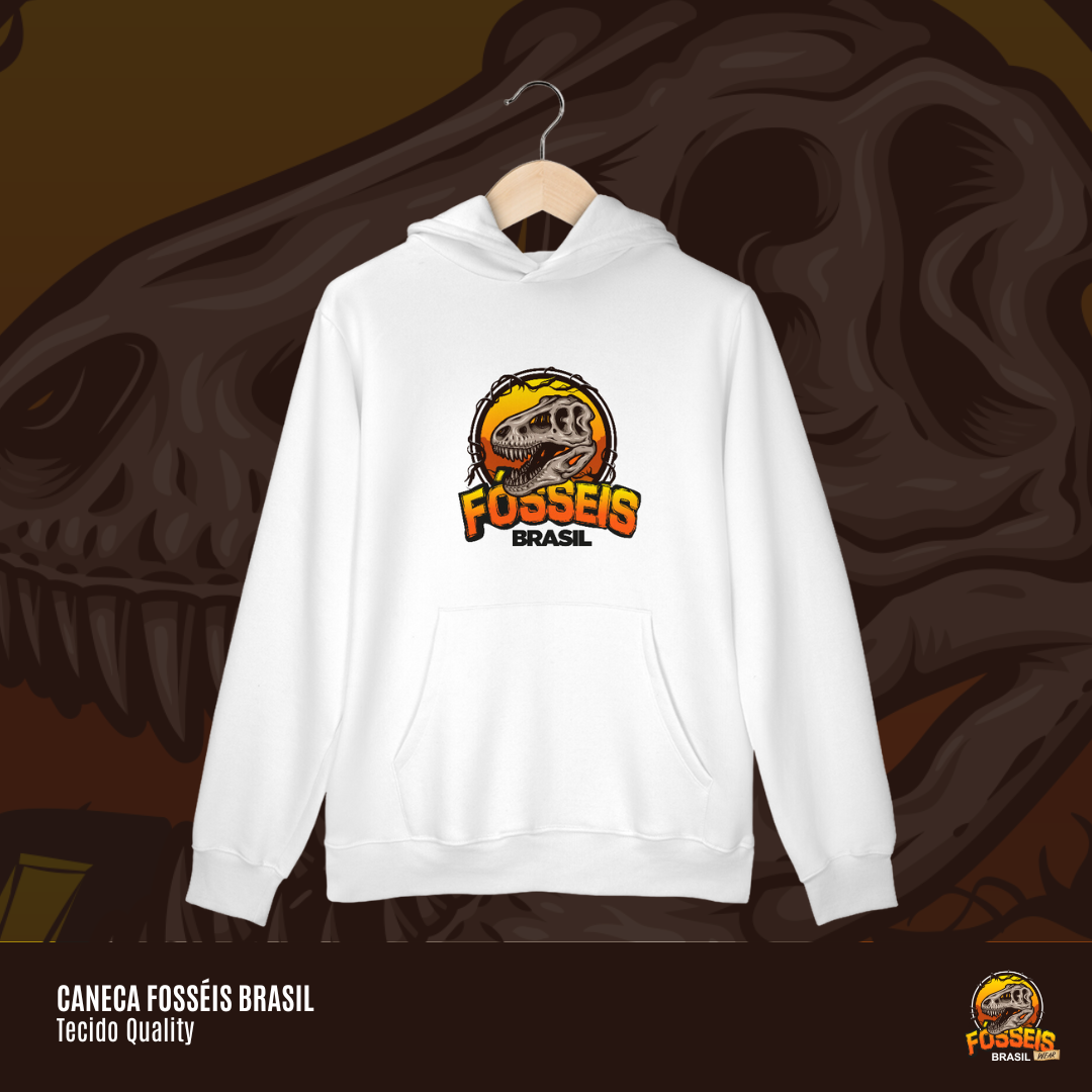 Nome do produto: Moletom Canguru Fósseis Brasil
