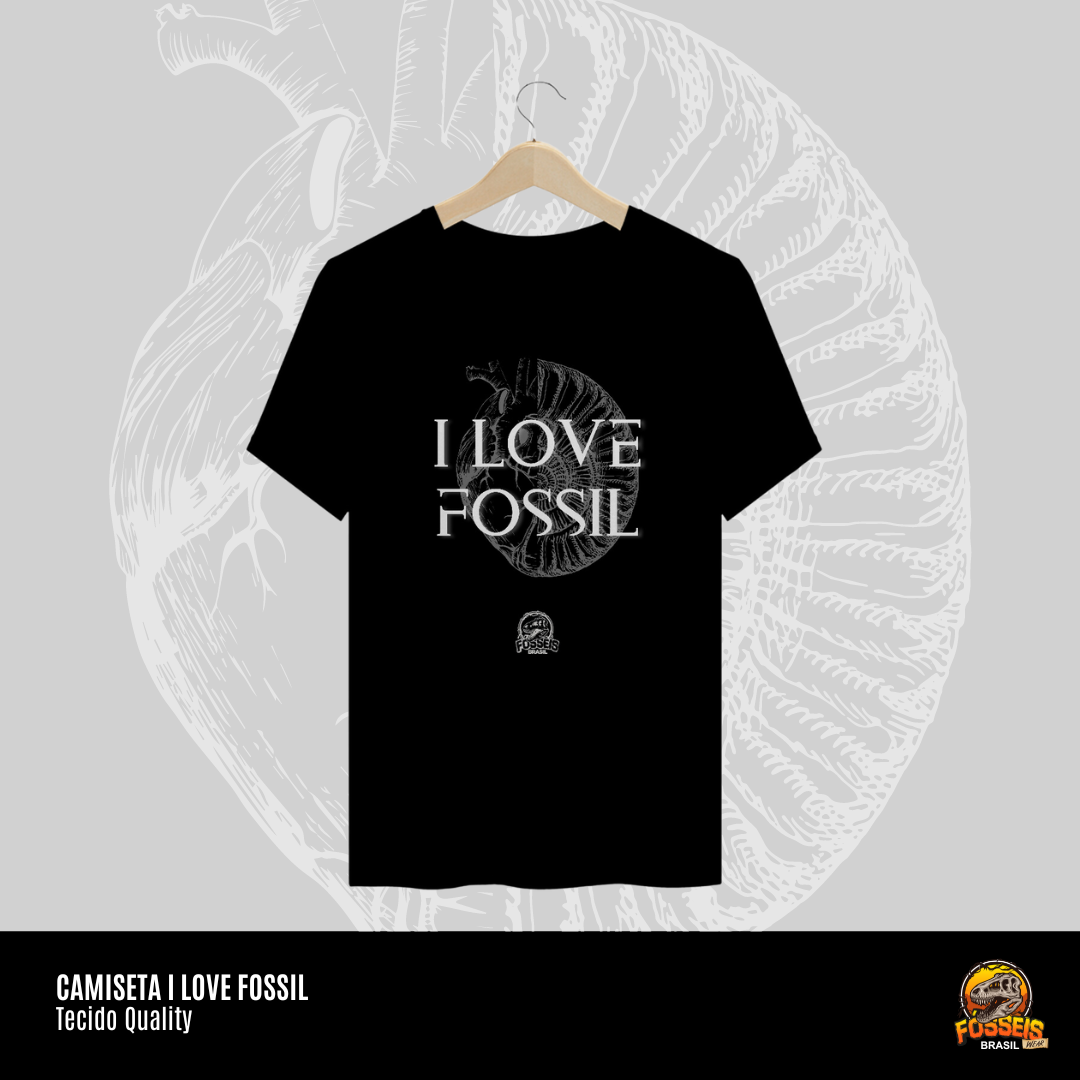 Nome do produto: Camiseta I LOVE FOSSIL