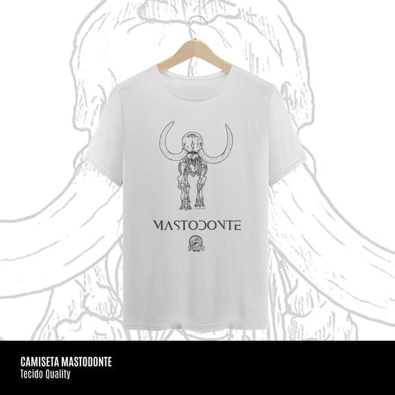 Camiseta Mastodonte | Ilustrações por Leandro Sanches