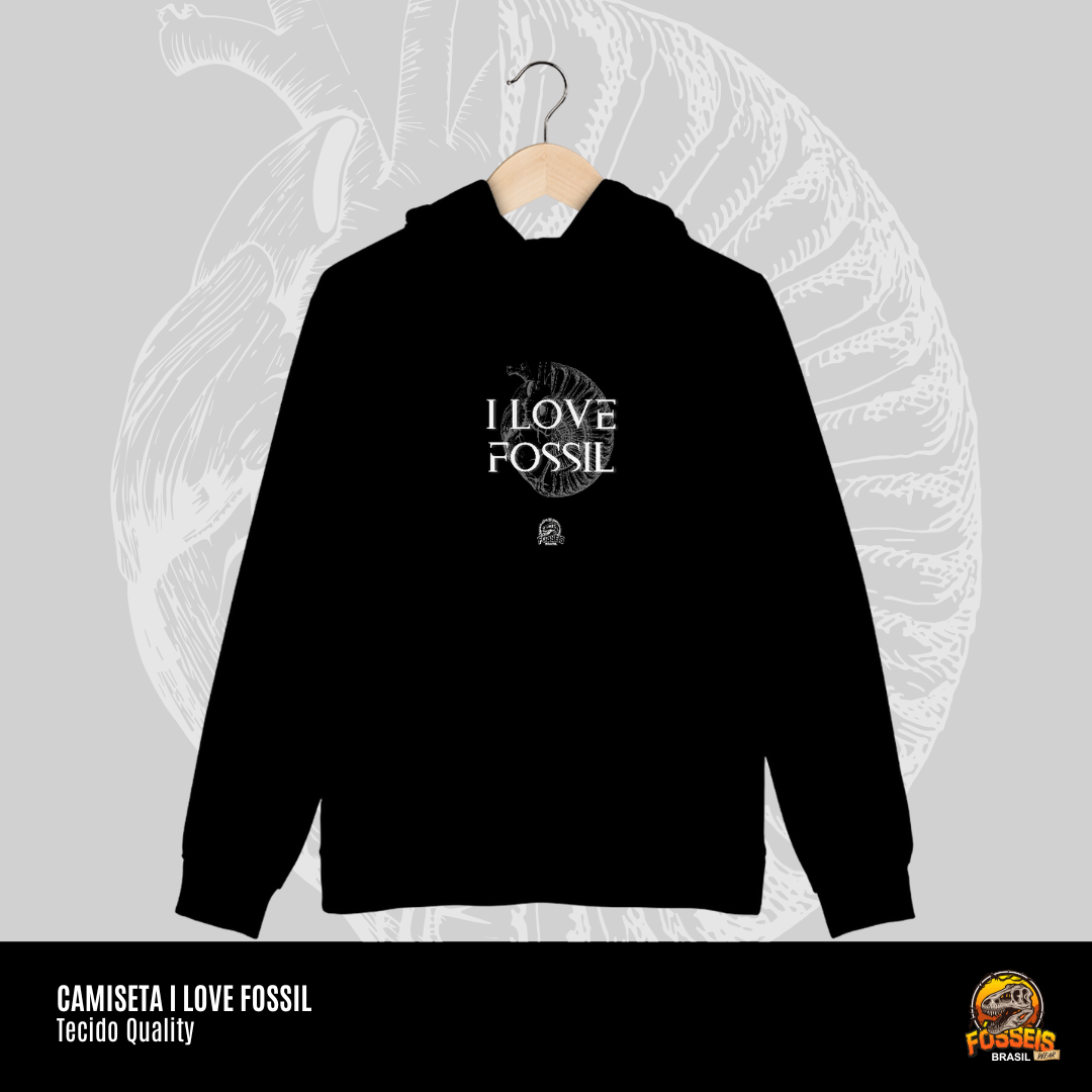 Nome do produto: Moletom Canguru - I LOVE FOSSIL
