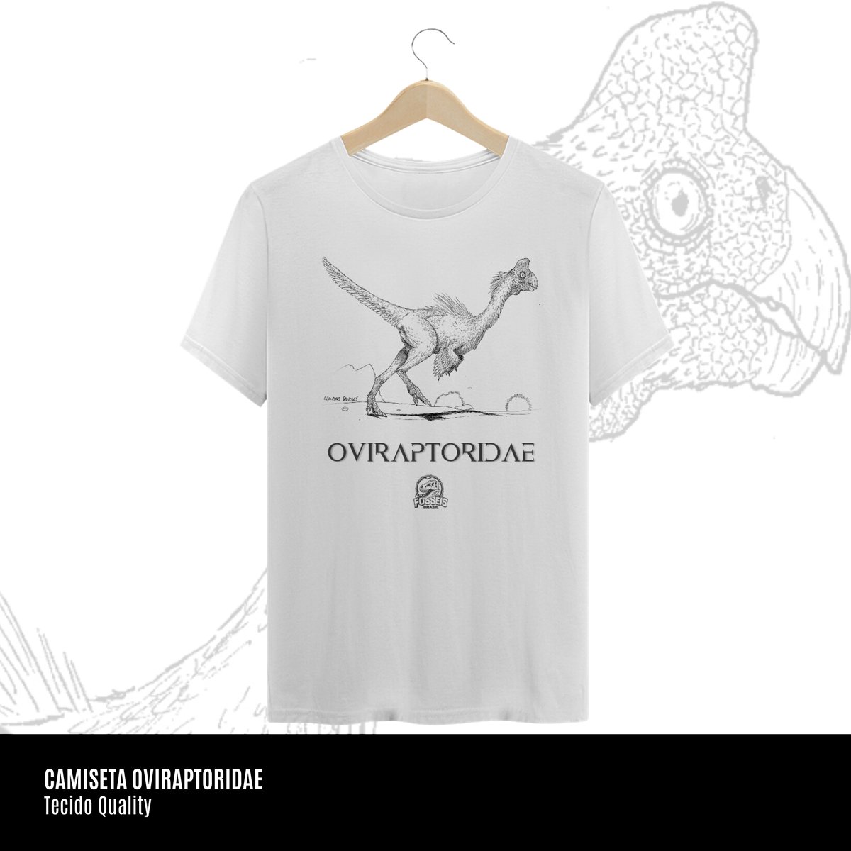 Nome do produto: Camiseta Oviraptoridae