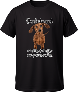 Nome do produto Camiseta dachshund