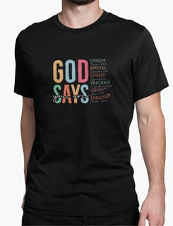 Nome do produto Camiseta quality God says