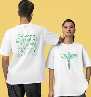 Nome do produto Camiseta quality Enfermagem frente e costas