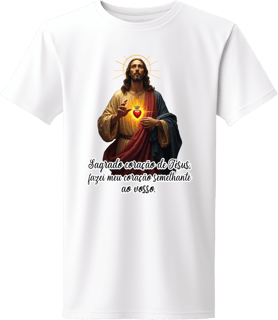 Nome do produto Camiseta Sagrado coração de Jesus