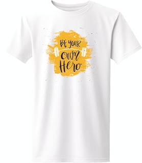 Nome do produto Camiseta Seja seu próprio herói