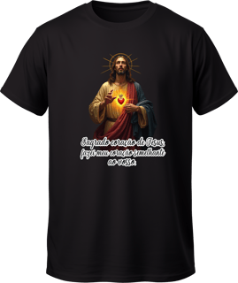 Nome do produto Camiseta Sagrado coração de Jesus