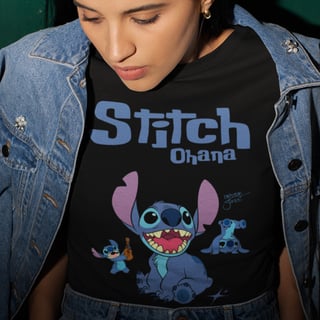 Nome do produto STITCH OHANA (SÓ FRENTE)