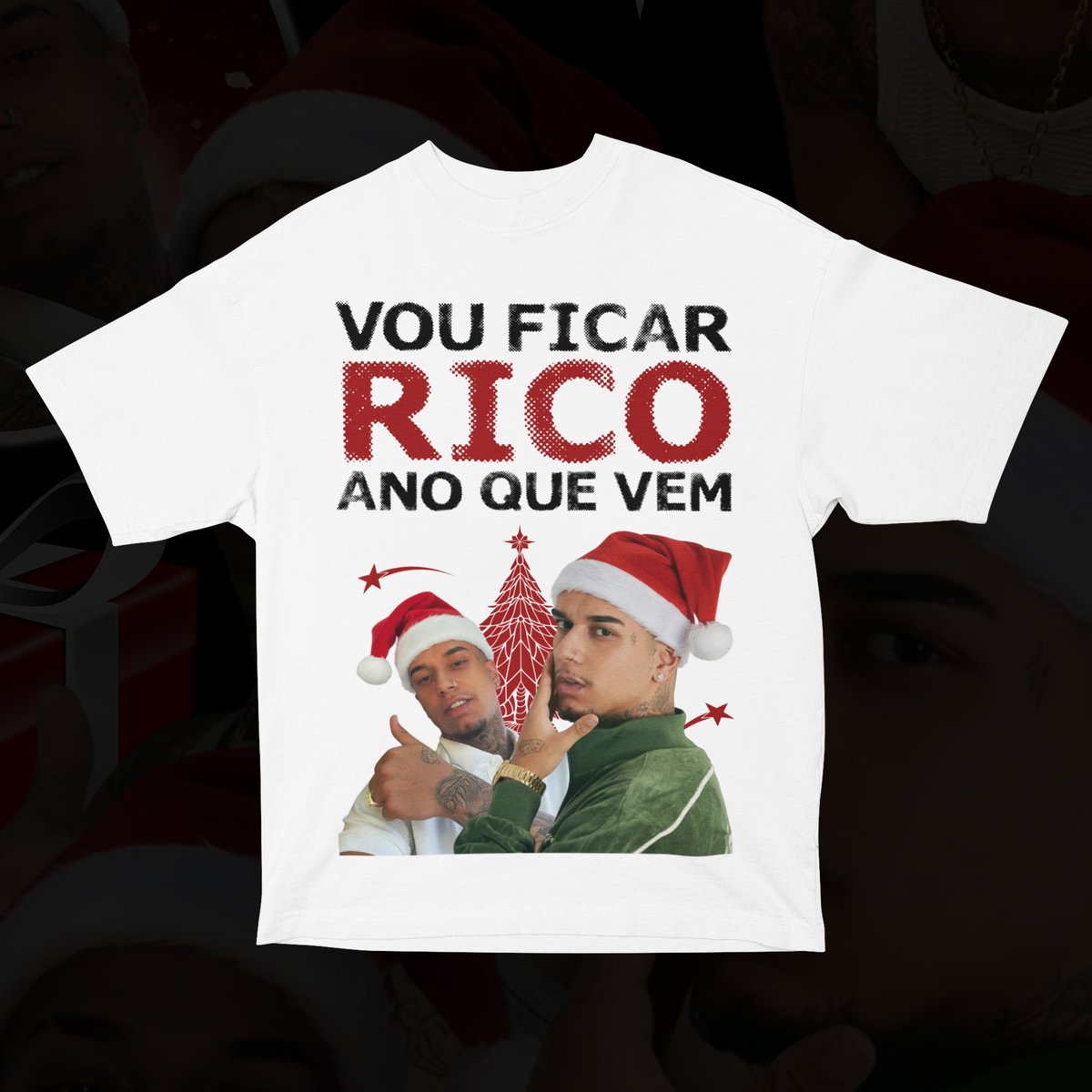 Nome do produto: VOU FICAR RICO (SÓ FRENTE)