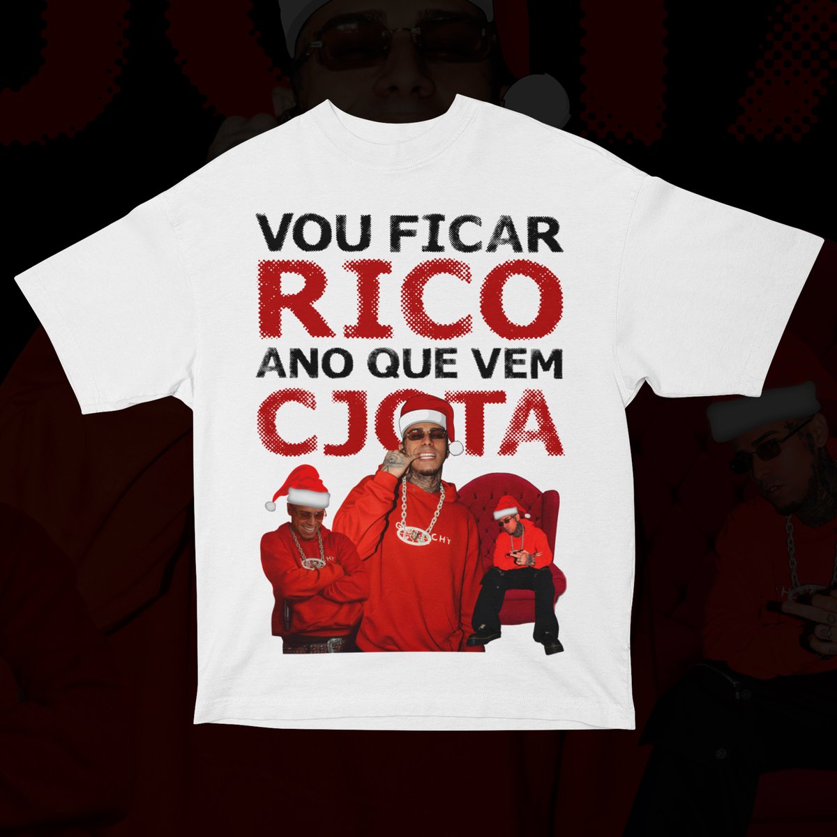 Nome do produto: CJOTA NATAL (SÓ FRENTE)