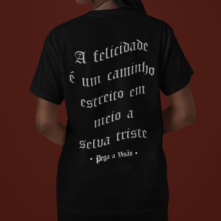 Nome do produto PEGA A VISÃO FRASE (FRENTE E COSTAS)