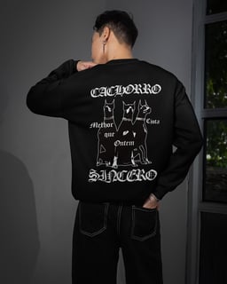Nome do produto CACHORRO SINCERO (FRENTE E COSTAS)