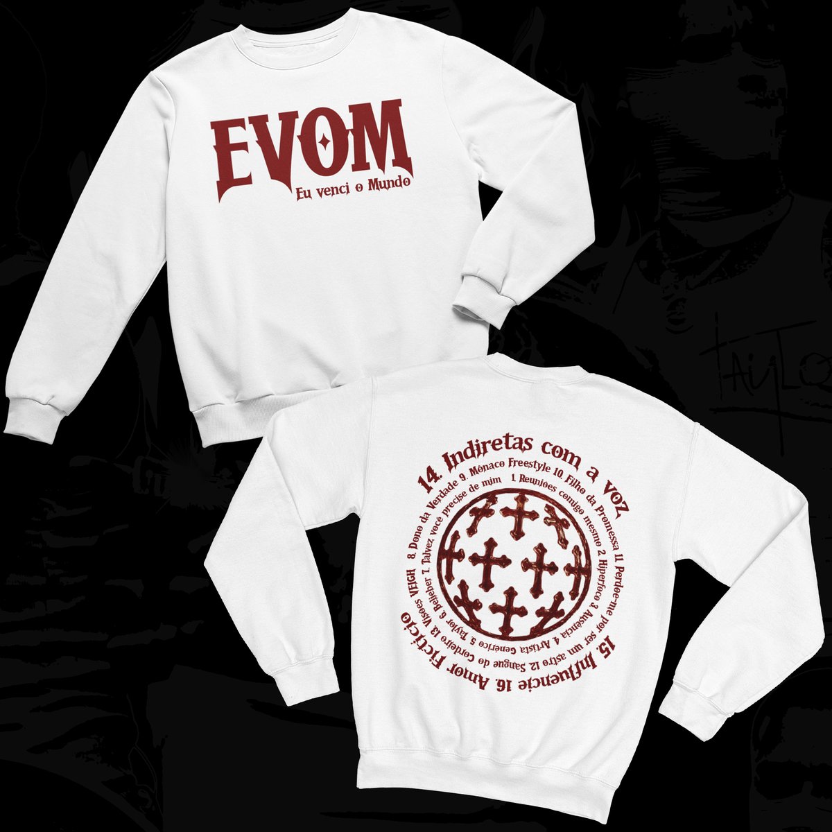 Nome do produto: TRACK MOLETOM FECHADO (FRENTE E COSTAS)